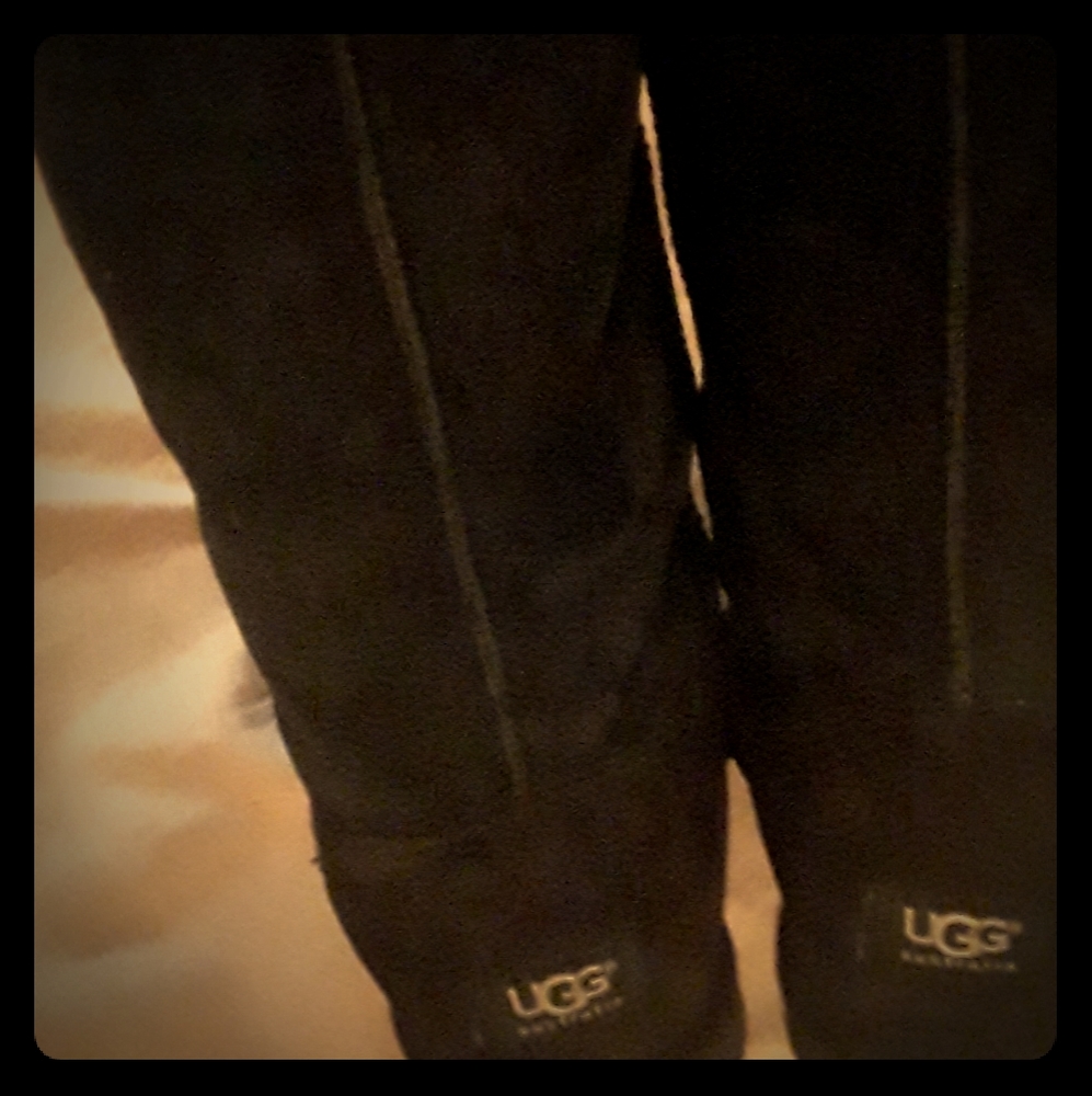 Ugg black high boots